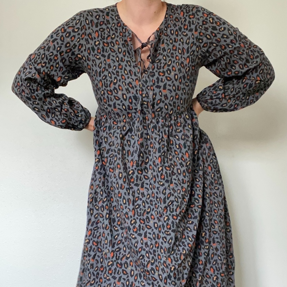 Animal Print Maxi Dress